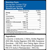 supplement - Health Oxide BCAA 7000 Instantized 2:1:1 Powder,  0.66 lb  30 Servings  Black Current 