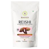 Rooted Active Naturals Reishi Mushroom Extract Powder,  120 g 