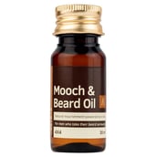 1 - Ustraa Mooch and Beard Oil 4x4, 35 ml Natural Nourishment