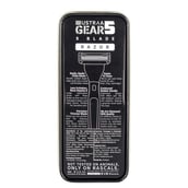 Back - Ustraa Gear5 Blade Razor Black