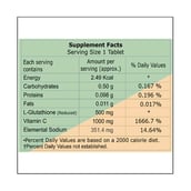 nutrition - GlowGlutathione 2 in 1 Dermatologist Formulated,  30 tablet(s)  Orange 