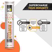 4 - MuscleBlaze Natural Vitamin C 1000mg Amla & Zinc,  3 Piece(s)/Pack  Orange 