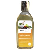 Axiom Mukti Gold Herbal Hair Oil, 100 ml for All Hair Types