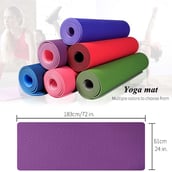 1 - B Fit USA TPE Yoga Mat,  Dark Green  6 mm 