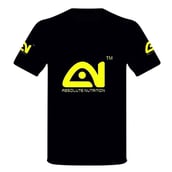 Back - Absolute Nutrition Stretchable Gym & Sports Wear T-Shirt, Black XL