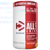 1 - Dymatize ALL9 Amino,  0.99 lb  30 Servings  Orange Cranberry 