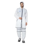 Zero Risque Fearless Fashion Hooded Coat, White Small