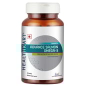 1 - HealthKart Advance Slamon Omega EPA 180 DHA 120,  60 softgels 