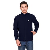 4 - Fitinc NS Jacket for Men & Boys with Two Side Zipper Pockets,  Navy Blue  Medium 