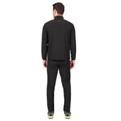 4 - Fitinc Men's Polycotton Regular Fit Track Suit with Two Zipper Pockets,  Black  Large 