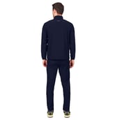 5 - Fitinc Men's Polycotton Regular Fit Track Suit with Two Zipper Pockets,  Navy Blue  Large 
