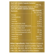 nutrition - Dr. Odin Cod Liver Oil,  60 capsules 