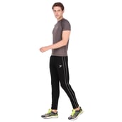 3 - Fitinc Lower for Men with Two Side Zipper Pockets,  Black  XL 