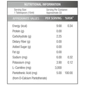 supplement - HF Series Liquid L Carnitine Core 3000mg,  500 ml  Fruit Punch 