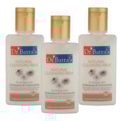 Dr Batra's Natural Cleansing Milk (Pack of 3),  100 ml  All Skin Type 