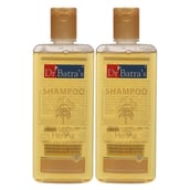 Dr Batra's Normal Shampoo (Pack of 2), 200 ml Enriched with Henna