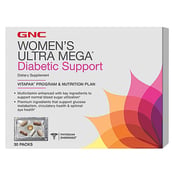 GNC Womens Ultra Mega Diabetic Support, 30 Piece(s)/Pack