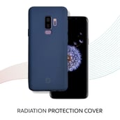 3 - Envirocover Silicon Back Cover for Samsung Galaxy S9 Plus,  with Radiation Protection Technology (Blue) 