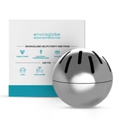 3 - Envirochip Immunity Booster + Radiation Protection Platinum Pack,  for Family - Enviroglobe for Home Radiation Purification (1) + Mobile (2) + Laptop (1) Silver 