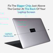 3 - Envirochip Rakhi Gift of Wellness Care Pack,  Pack of 2s for Mobile + Laptop (Black + Black) 