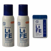 2 - Envirolife Gadget Disinfectant Alcohol Based Sanitizer Spray, Fragrance Free 3 Piece(s)/Pack Kills 99.9% Germs (2 Desk Packs and 1 Pocket Pack)