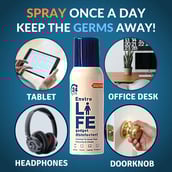 4 - Envirolife Gadget Disinfectant Alcohol Based Sanitizer Spray, Fragrance Free 3 Piece(s)/Pack Kills 99.9% Germs (Desk Pack)