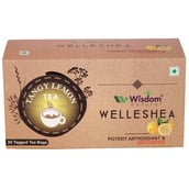 1 - Wisdom Natural Welleshea Tangy Lemon Green Tea, 25 Tea Bag(s) Natural