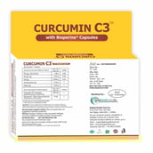 Back - GHC Curcumin C3 Complex 500mg with Bioperine 5mg, 10 capsules