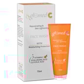 4 - Glomed C Face Wash,  70 ml  for Rejuvenating & skin Lightening 