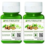 1 - Amway Nutrilite Madhunashini Shunti & Twak - Pack of 2,  60 tablet(s) 