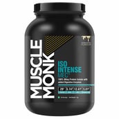 1 - Muscle Monk ISO Intense MEC Whey Isolate Protein with Digestive Enzymes,  2.2 lb  Creamy Vanilla 