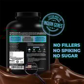 back - Muscle Monk ISO Intense MEC Whey Isolate Protein with Digestive Enzymes,  4.4 lb  Royal Chocolate 