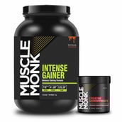 1 - Muscle Monk Intense Mass Gainer with Creatine Monohydrate 100g Unflavoured, 2.2 lb Royal Chocolate