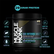 3 - Muscle Monk ISO Intense MEC Whey Isolate Protein with Digestive Enzymes,  0.55 lb  Creamy Vanilla 