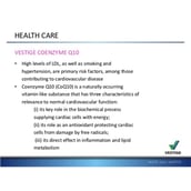 description - Vestige Coenzyme Q10, 30 capsules