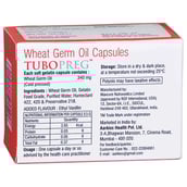 nutritioninfo - HealthAid Tubopreg Wheat Germ Oil (340 mg), 10 capsules