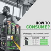 Consume - MuscleBlaze BCAA Pro,  15 sachets/pack  15 Servings  (15 Stick Pack )Watermelon, Fruit Splash & Green Apple 