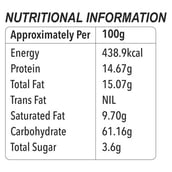 nutrition - The Green Snack Co. Roasted Namkeen - Pack of 2,  Khatta Meetha  100 g 