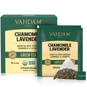 3 - VAHDAM Chamomile Lavender Green Tea,  15 Piece(s)/Pack  Natural 