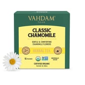 1 - VAHDAM Classic Chamomile Herbal Tea,  Natural  15 Piece(s)/Pack 