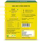 nutritioninfo - VAHDAM Earl Grey Citrus Green Tea,  15 Piece(s)/Pack  Natural 