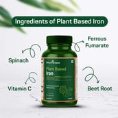 3 - Smart Greens Plant Based Iron, 60 capsules