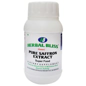 Herbal Bliss Pure Saffron Extract,  60 capsules 