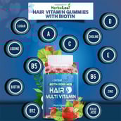 4 - HerbalLeaf Biotin Hair Multi Vitamin, 30 gummies Unflavoured