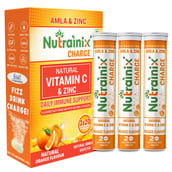 Nutrainix Charge Vitamin C, 20 tablet(s) Orange Pack of 3