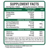 supplement - Nutrainix Chelated Iron,  150 tablet(s)  Natural 