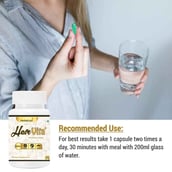 4 - HerbalLeaf Hair Vita,  60 veggie capsule(s)  Unflavoured 