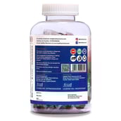 back - Healthyments Hair Vitamin, 60 gummies Strawberry