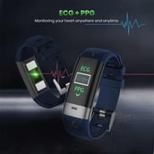 3 - MevoFit Care Fitness Band,  Blue 