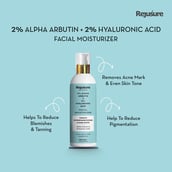2 - Rejusure Alpha Arbutin + Hyaluronic Acid Face Moisturizer,  50 ml  for Dry & Sensitive Skin 